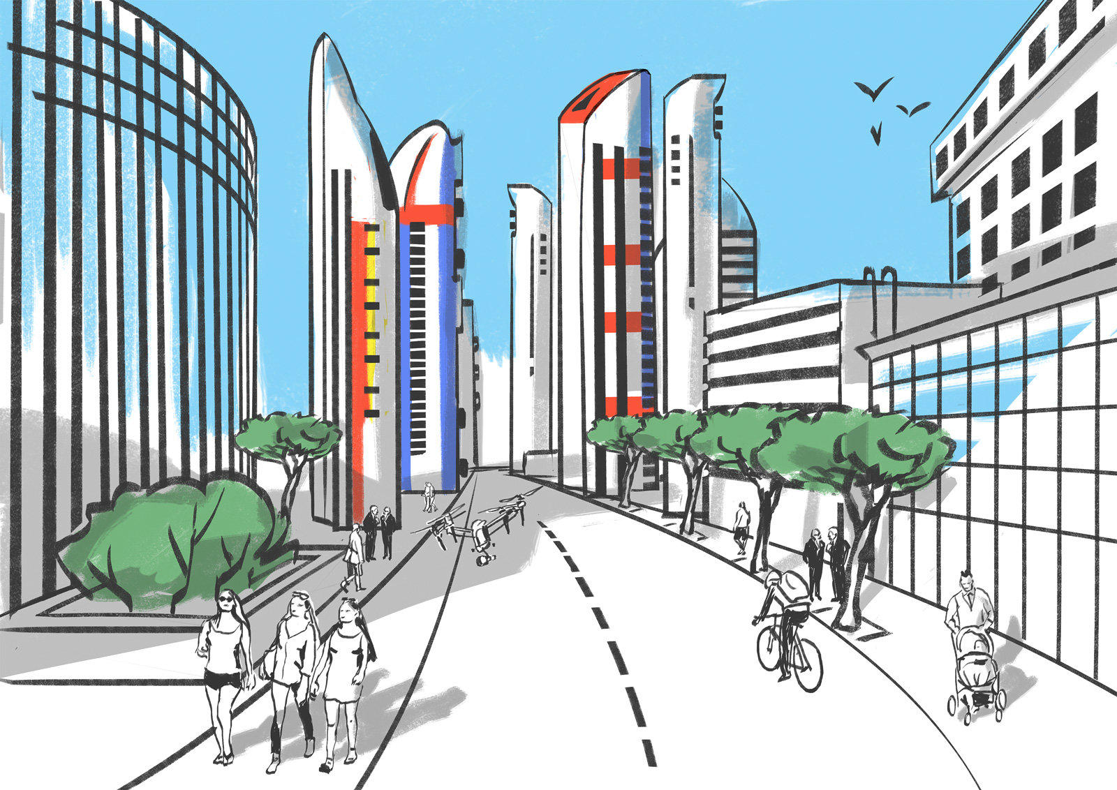 oculus-illustration-sbb-storyboard-visualisierung-architektur-train-city